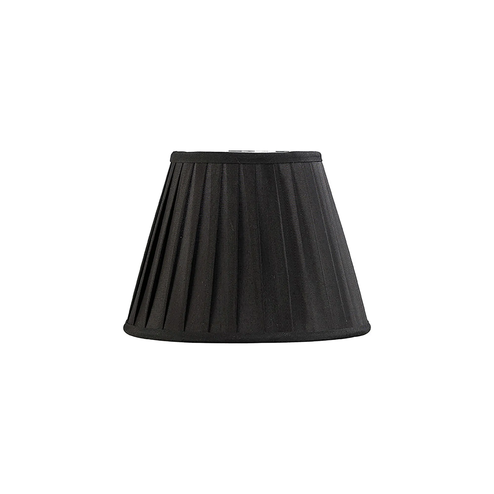 ILS20202  Stella 25cm Round Fabric Shade Black